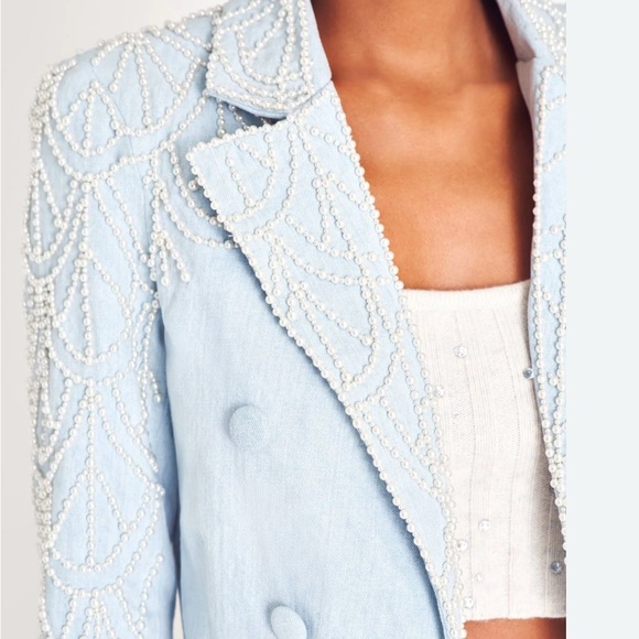 Loveshackfancy carterio cropped blazer - never worn! - Picture 4 of 6